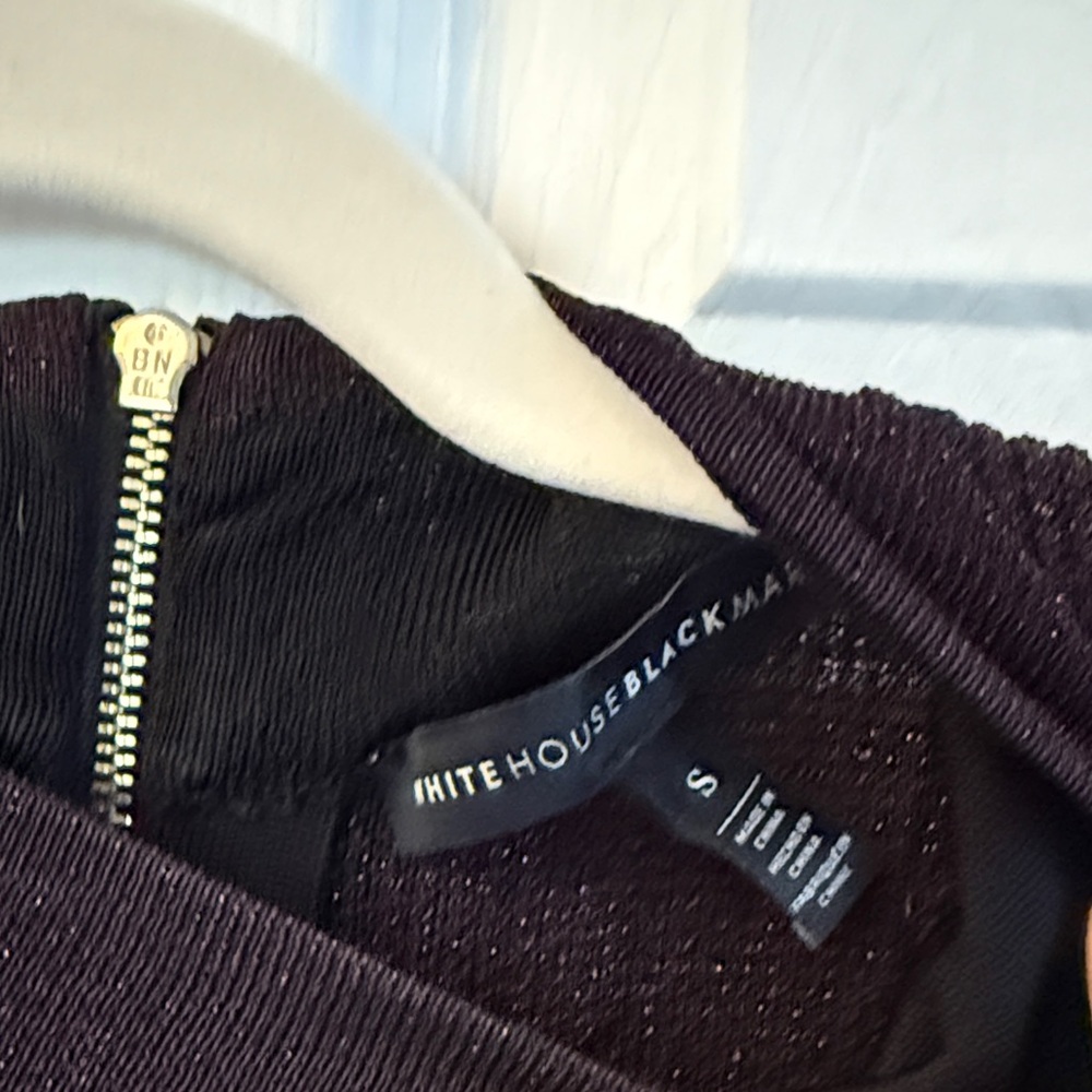 White House Black Market metallic colorblock sweater tunic - Picture 2 of 5